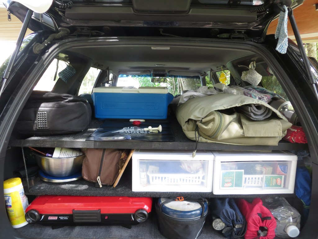 Everything we need, all tucked away where it goes