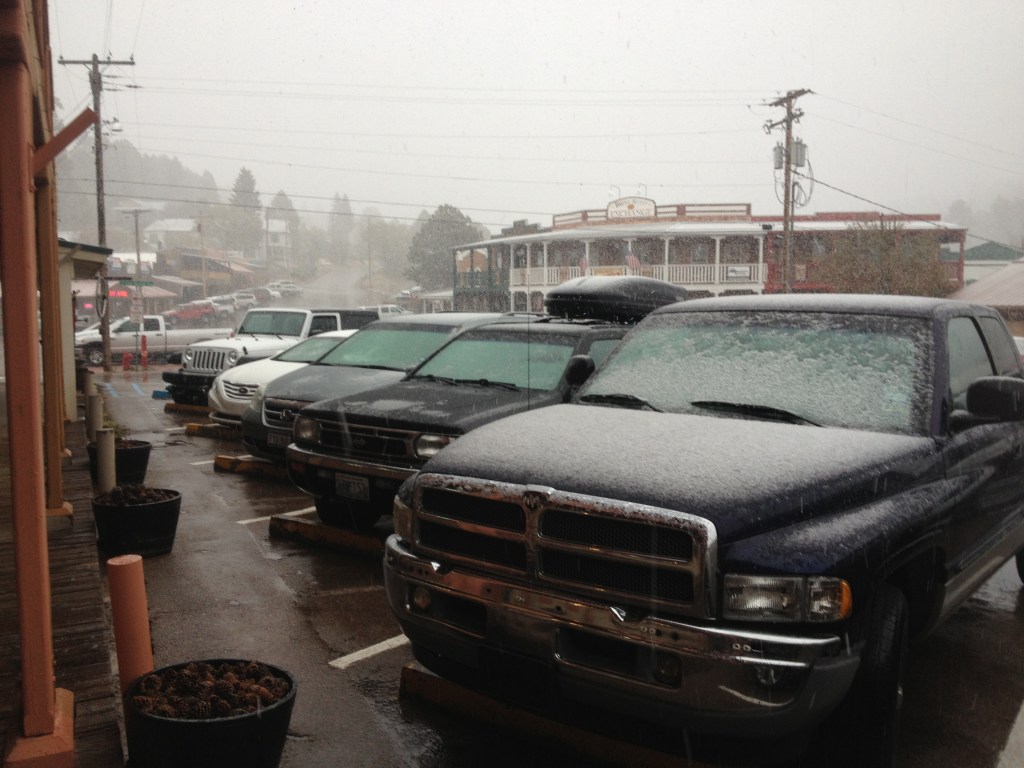 Not just rain, but snow!